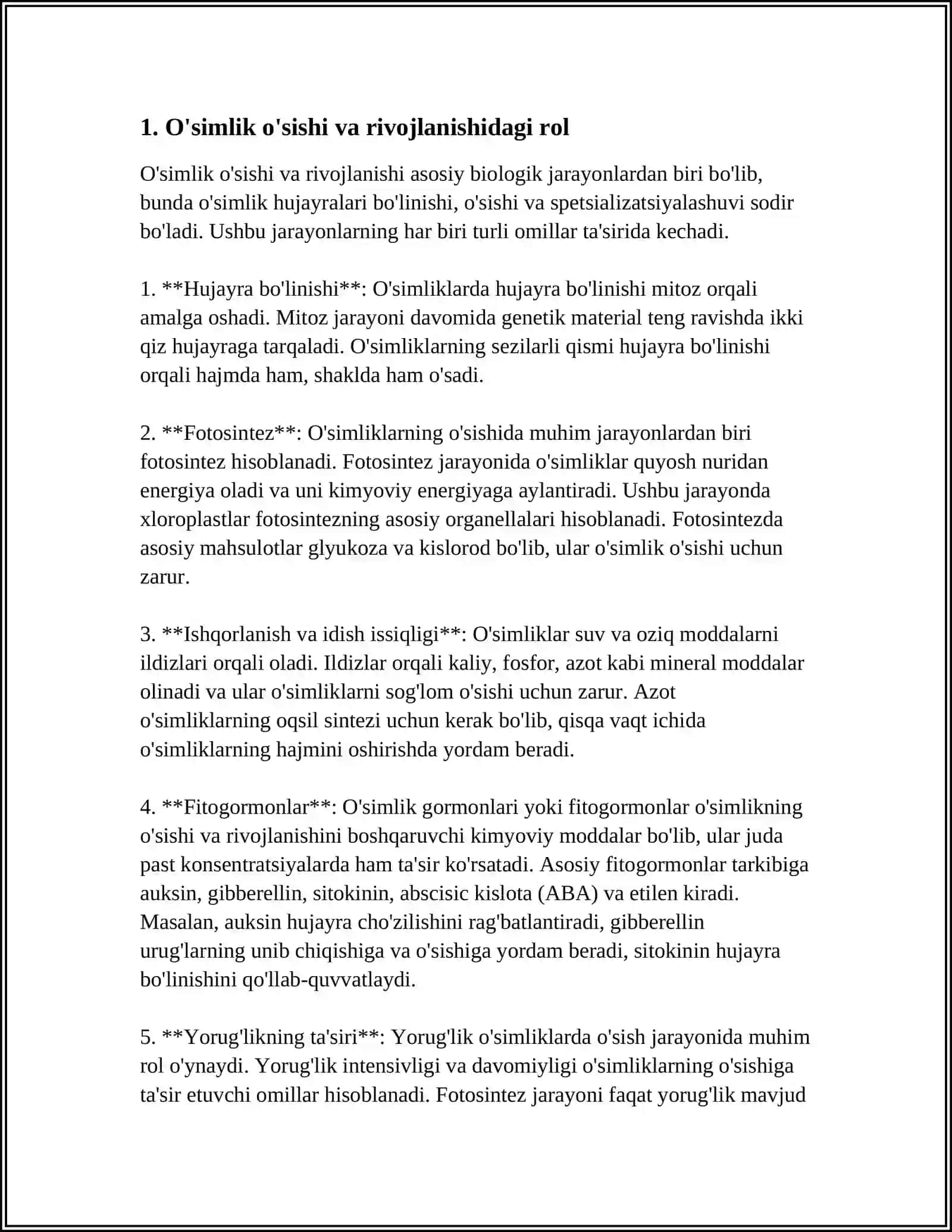 SITOKININNING BIOLOGIK AHAMIYATI 3