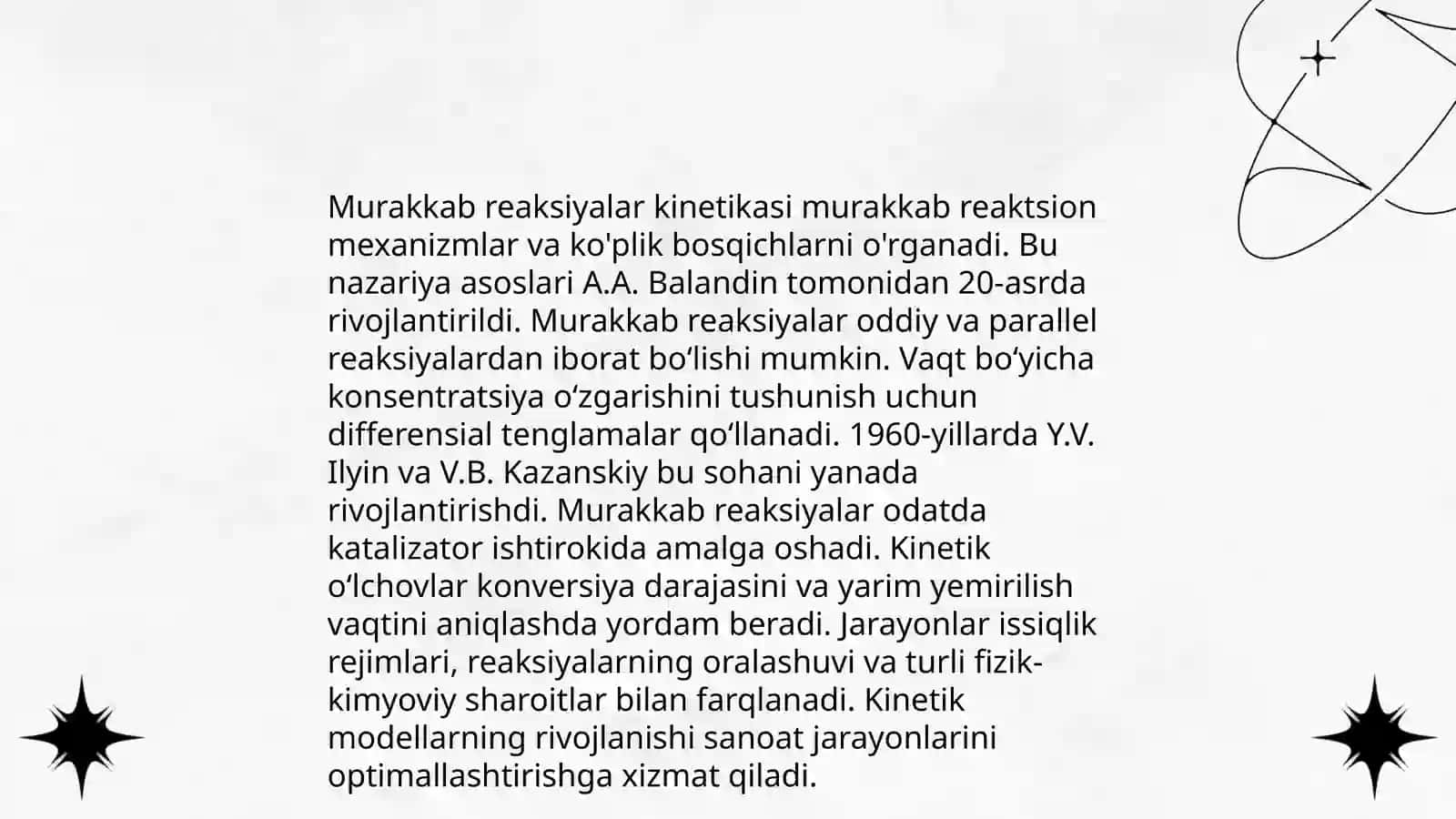 Murakkab Reaksiyalar Kinetikasi 3