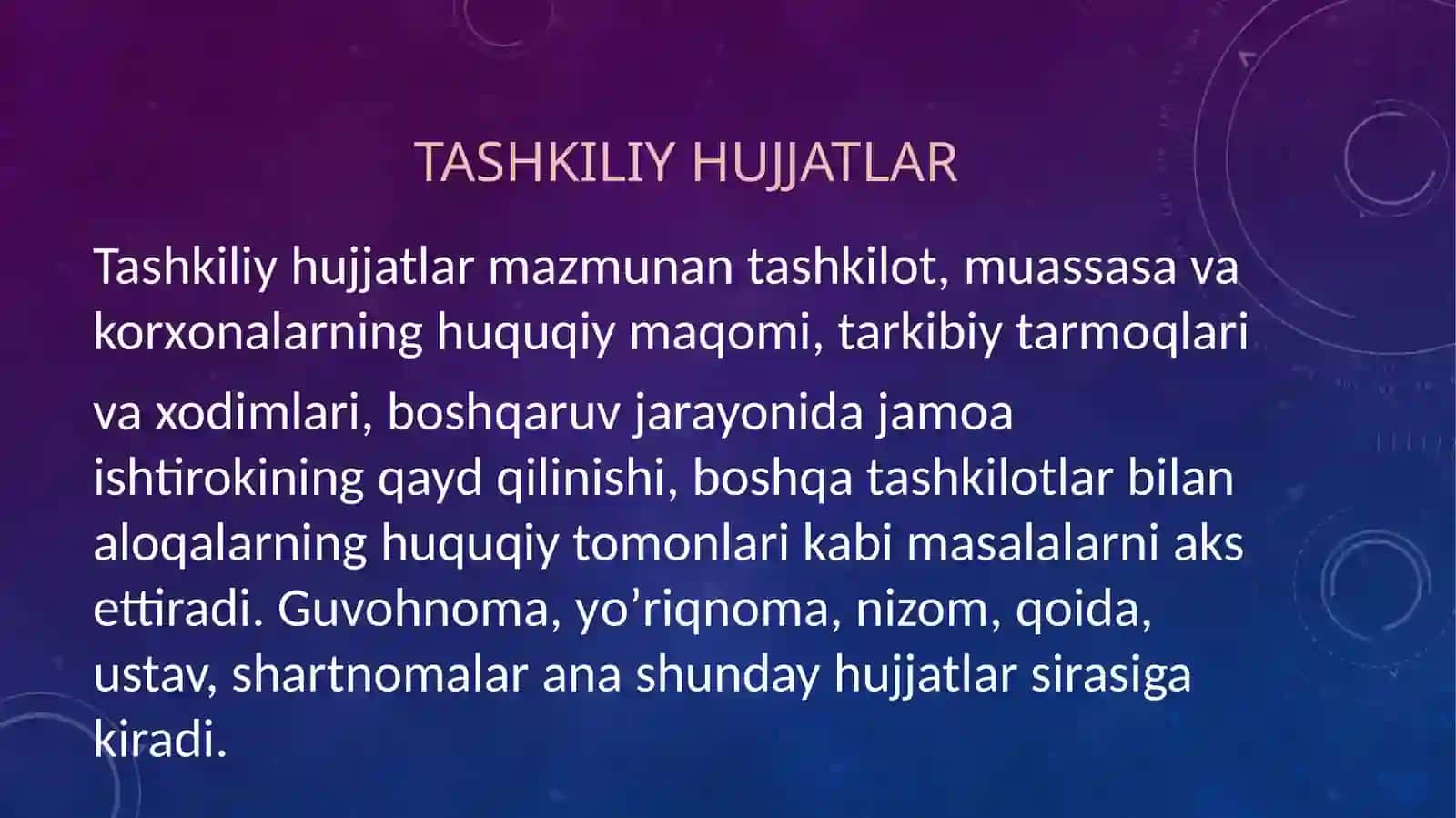 TASHKILIY HUJJATLAR 3