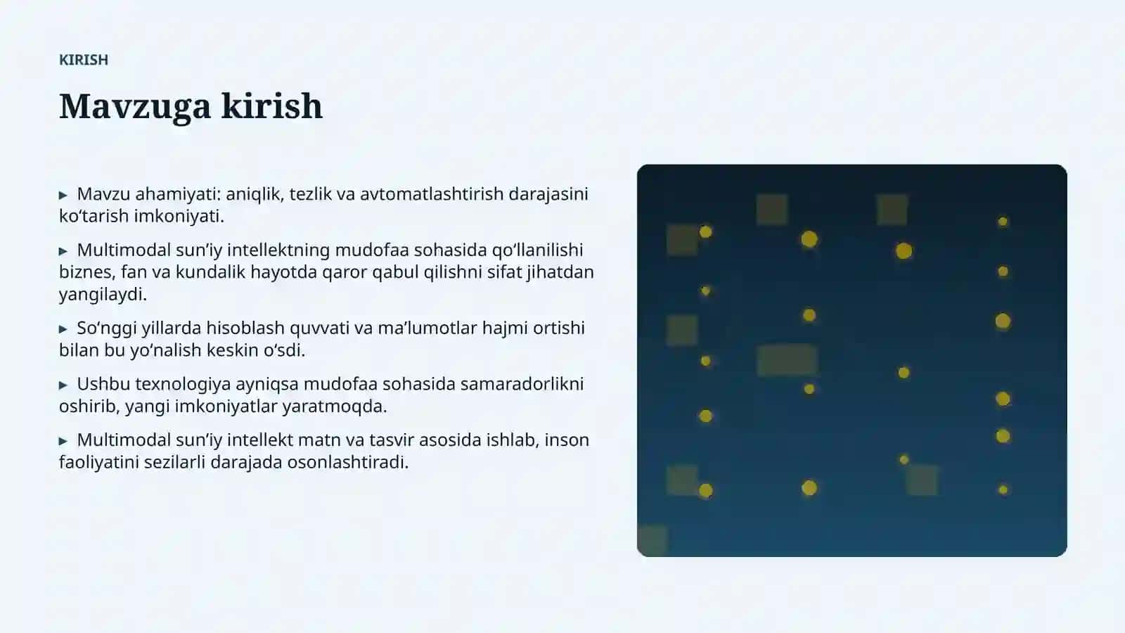 SUNʼIY INTELLEKT • PROFESSIONAL TAQDIMOT 3