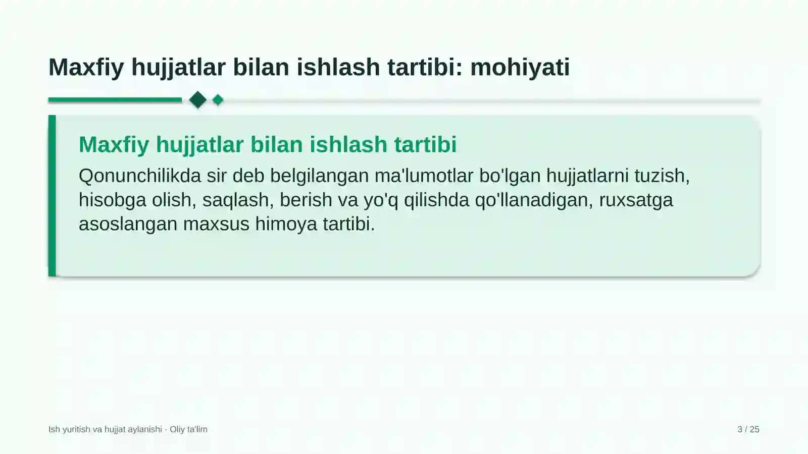 Blokcheyn loyihalarida maxfiy hujjatlar bilan ishlash tartibi 3