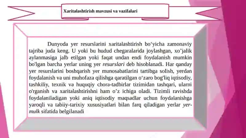 YERRESURSLARI XARITALARI 3