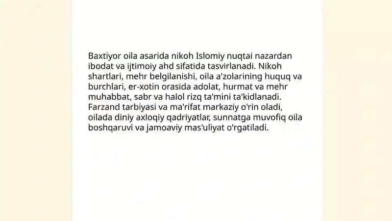 Baxtiyor oila 3