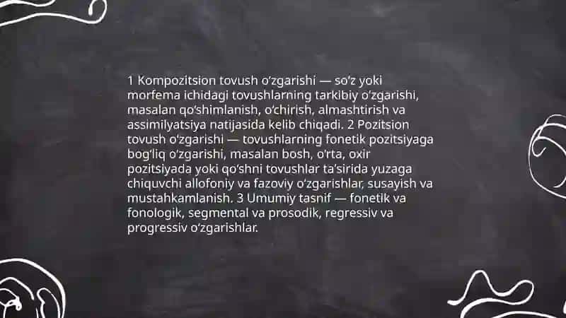 Kompozitsion va pozitsion tovush ōzgarishi 3