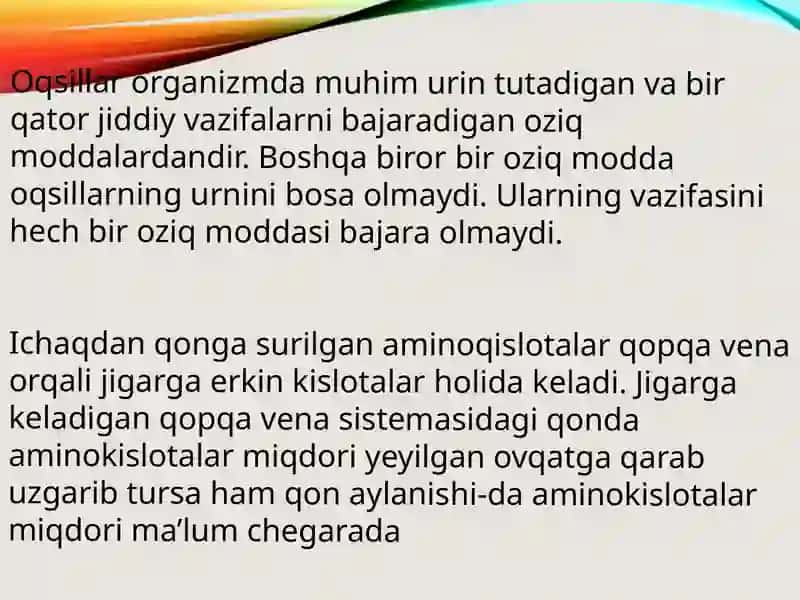 Oqsillar 3