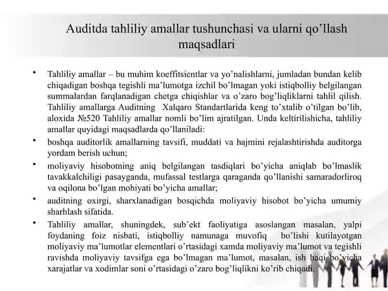 Tahliliy amallar 3