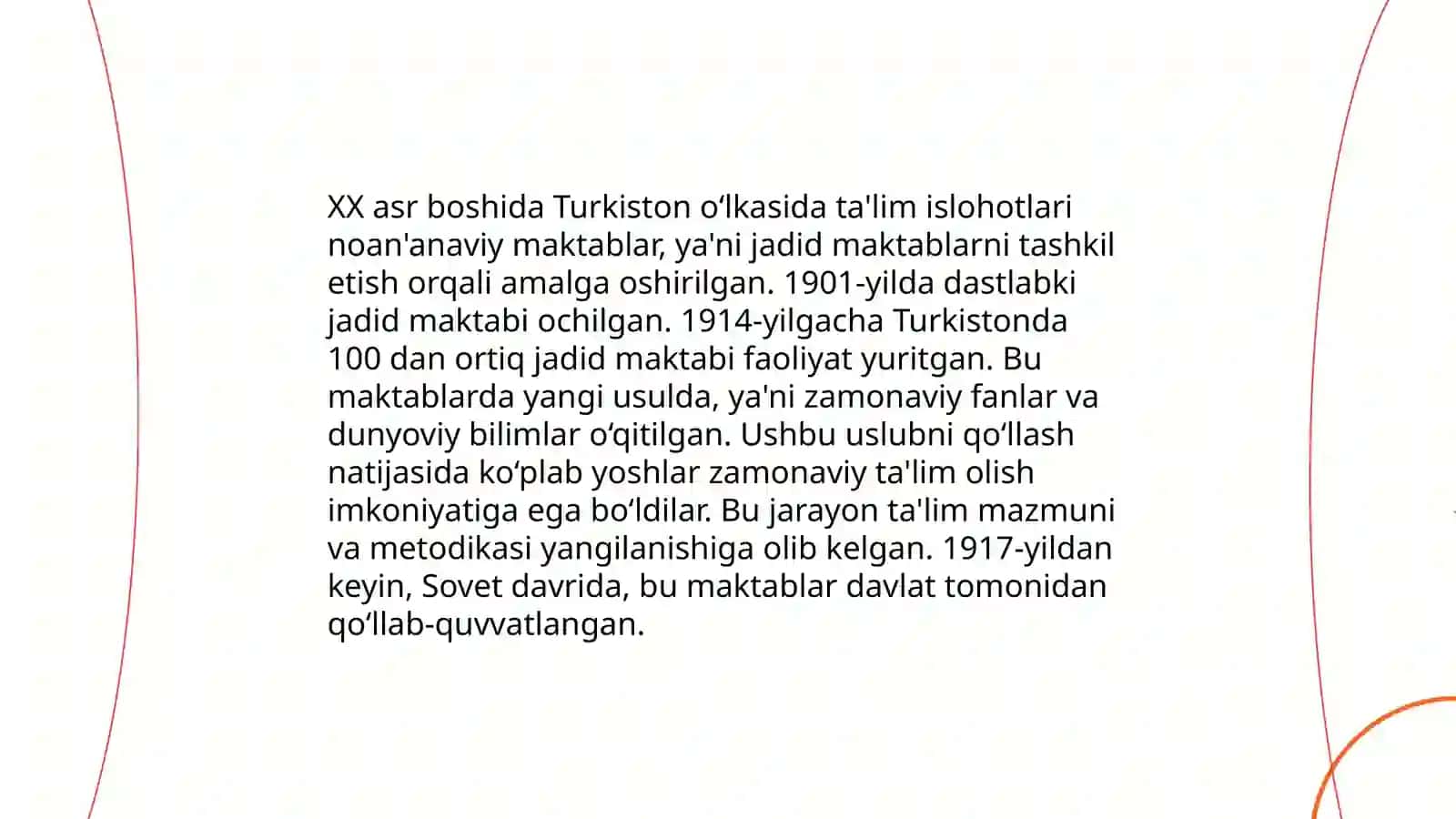 Turkiston o‘lkasida tarbiya,maktab va pedagogic fikrlar mavzusida 3