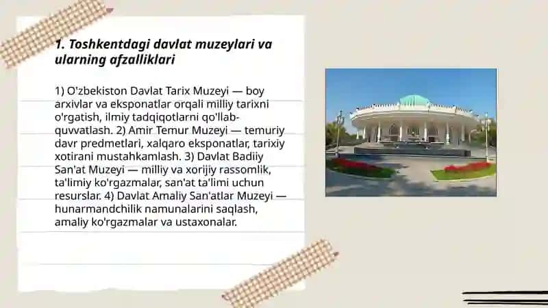 Toshkentdagi Davlat Muzeylari 3