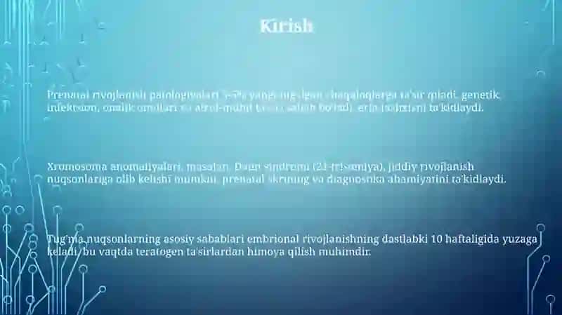 Ona qornida rivojlanish patalogiyasi 3