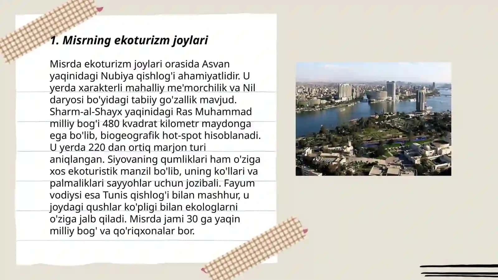 Misr ekoturizmi 3