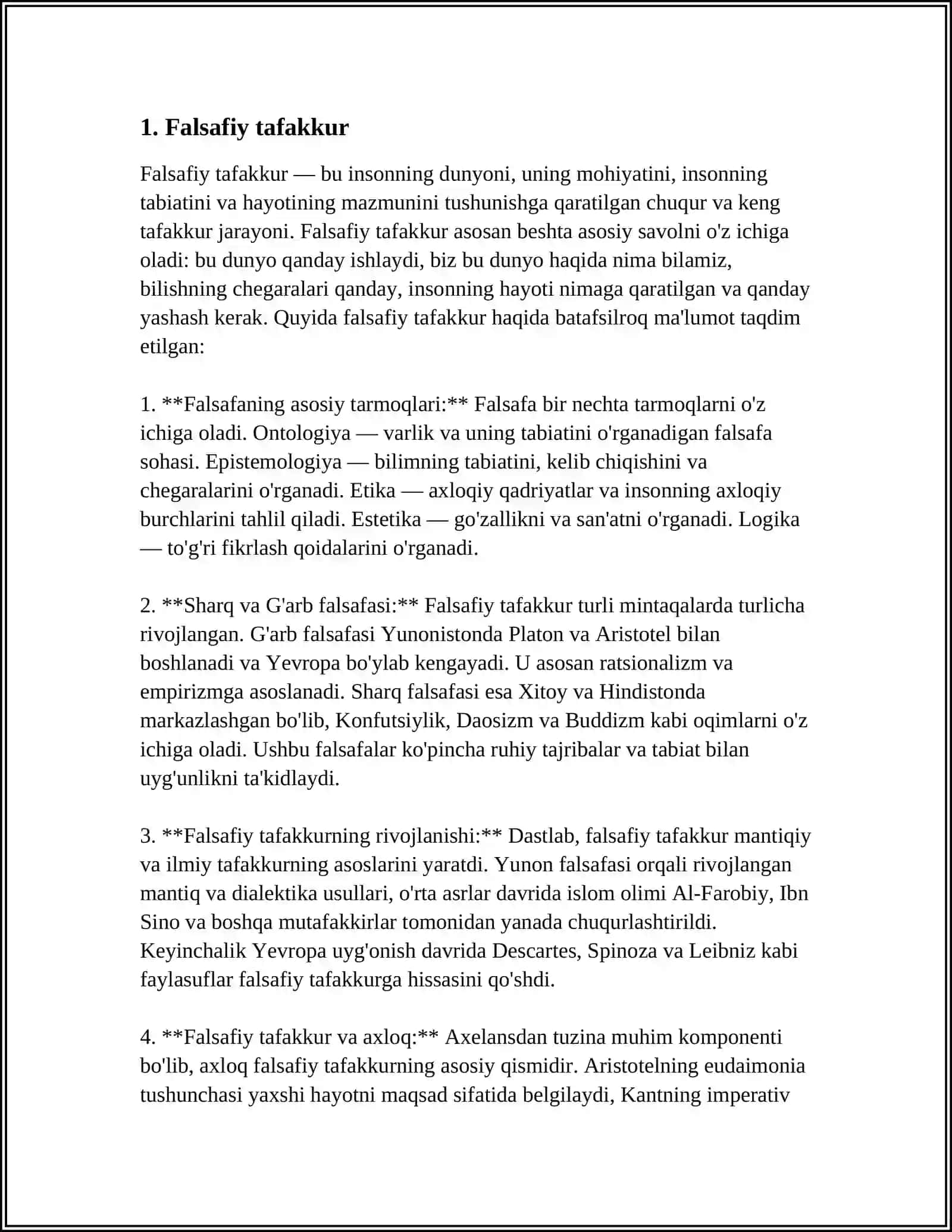 JAMIYAT FALSAFASI 3