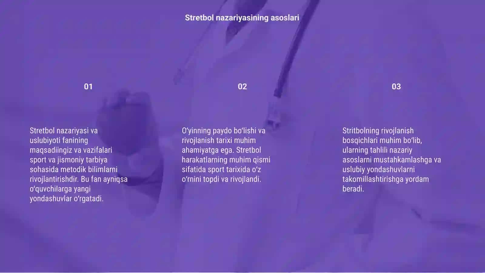 Stretbol nazariyasining asoslari 3