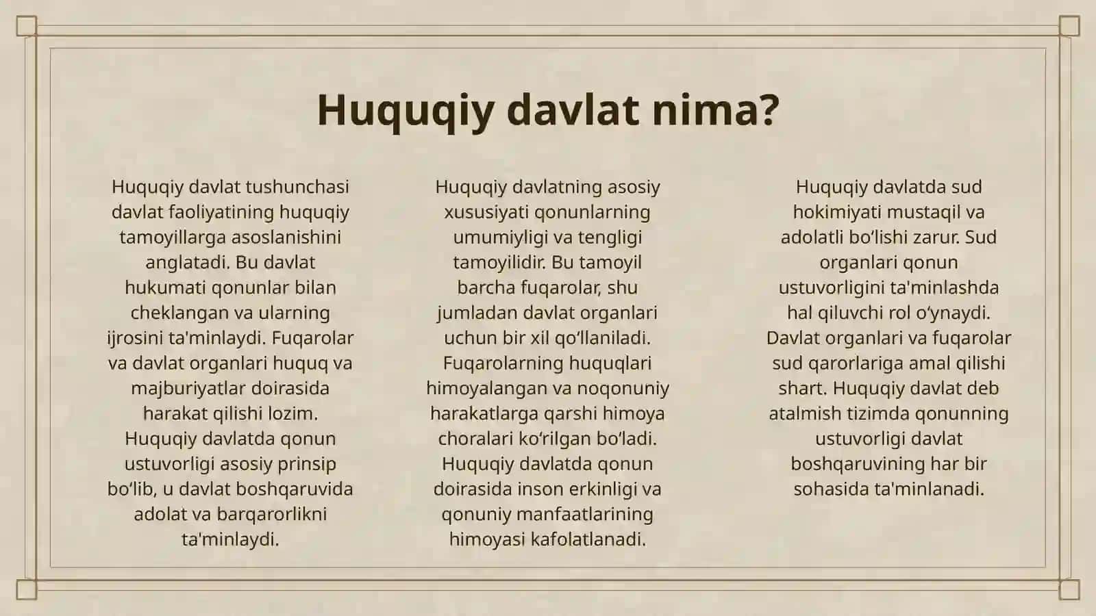 HUQUQIY DAVLAT 3
