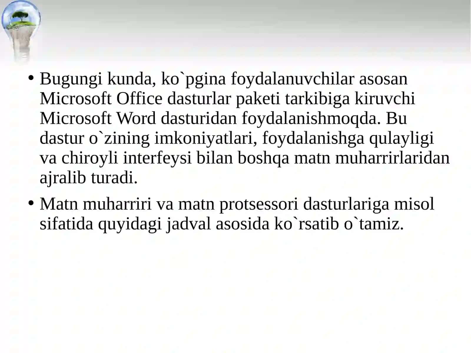 Sohaga oid amaliy dasturlar paketlari 3