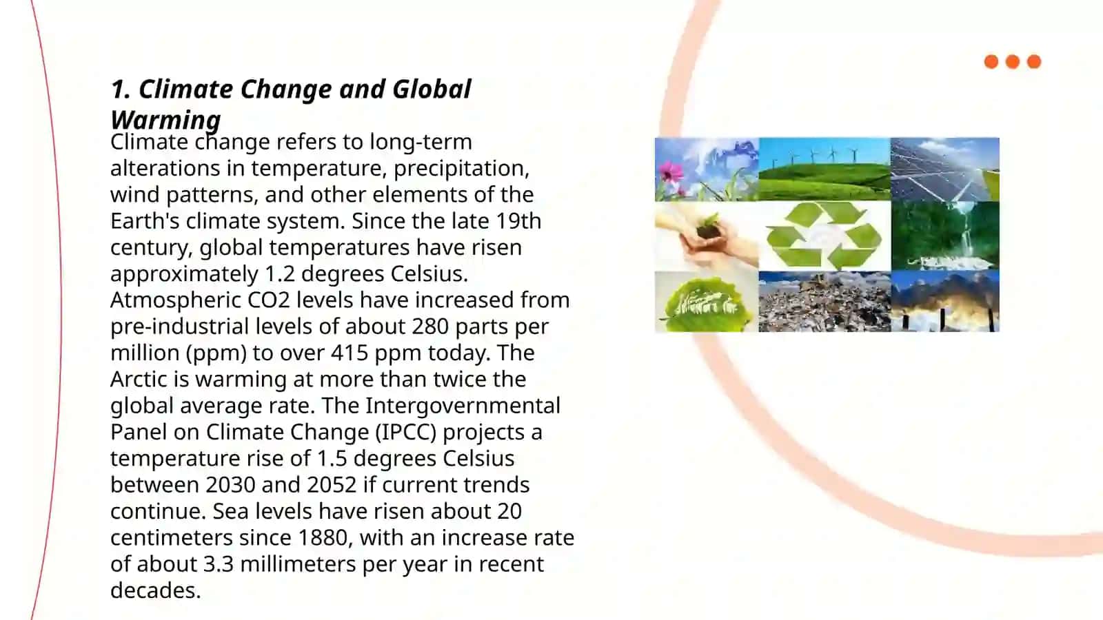 Climate Change and Global Warming 3