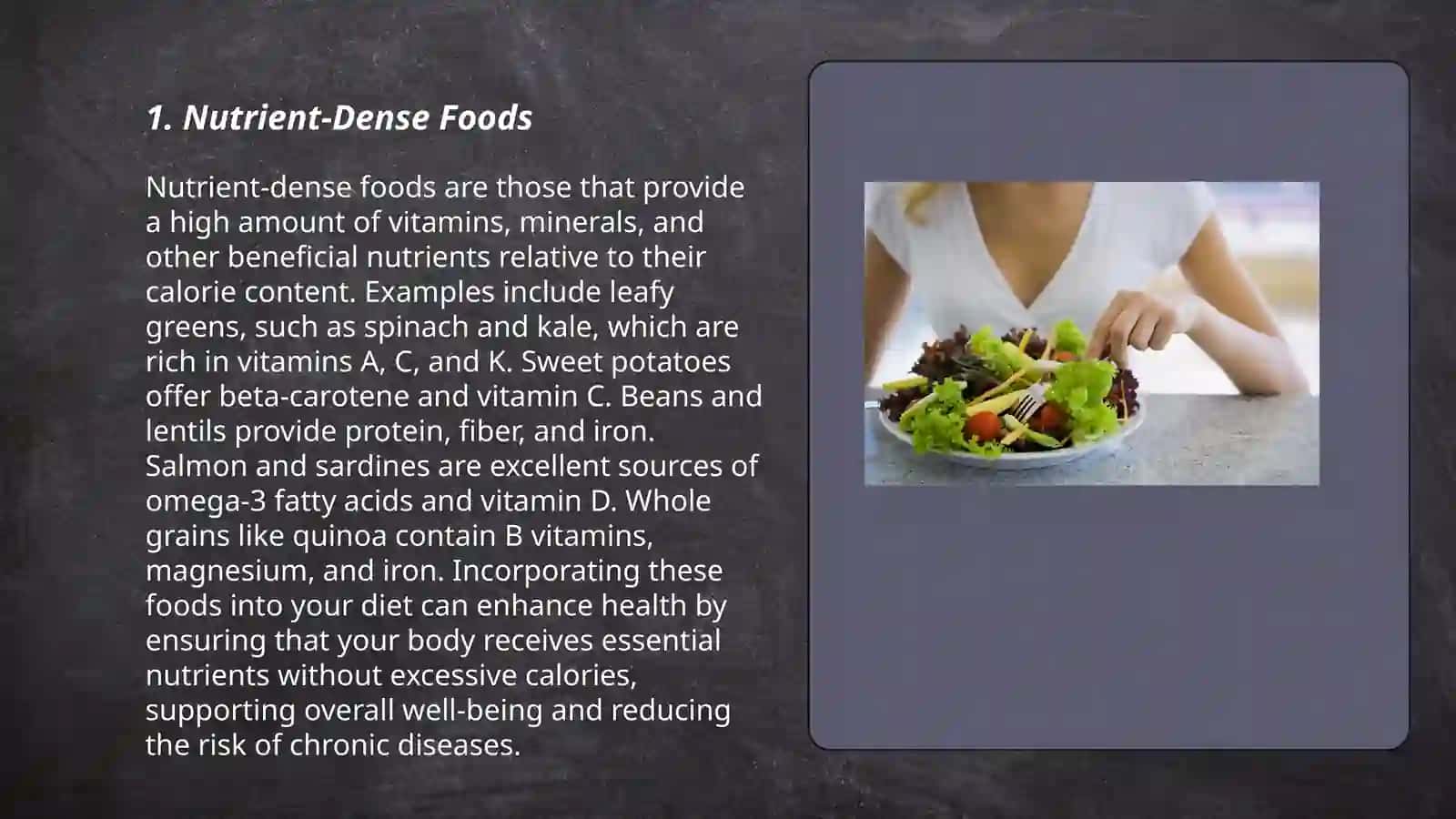Plan: Nutrient-Dense Foods 3