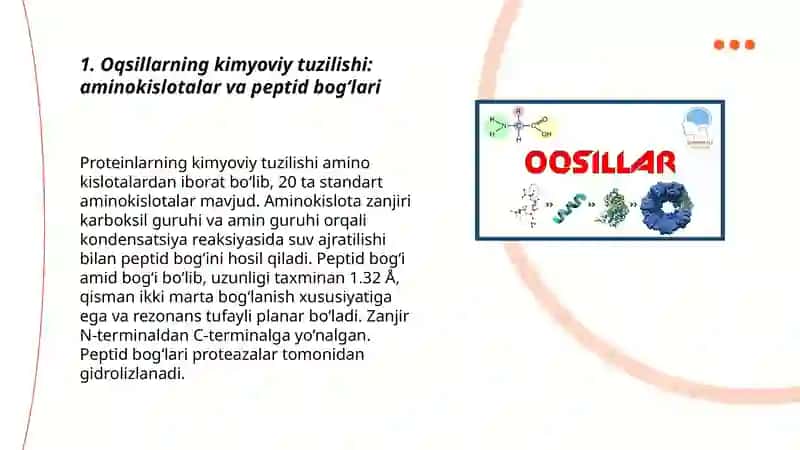 Protein. Protein biokimyosi. Proteinopatiyalar 3