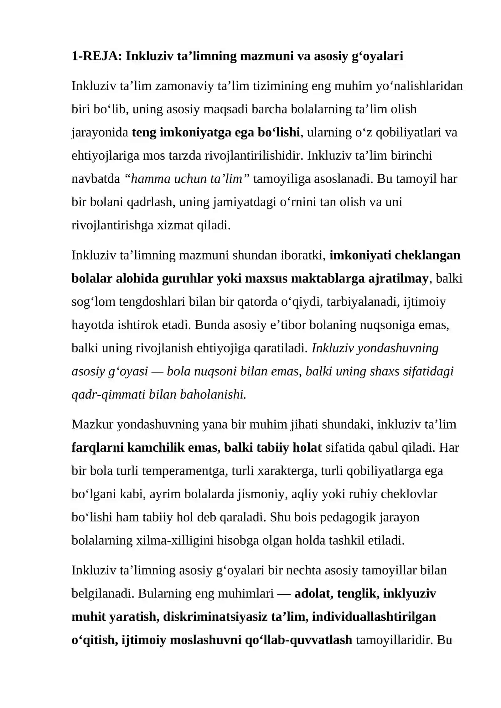 Inklyuziv ta'lim gospital pedagogikasi 3