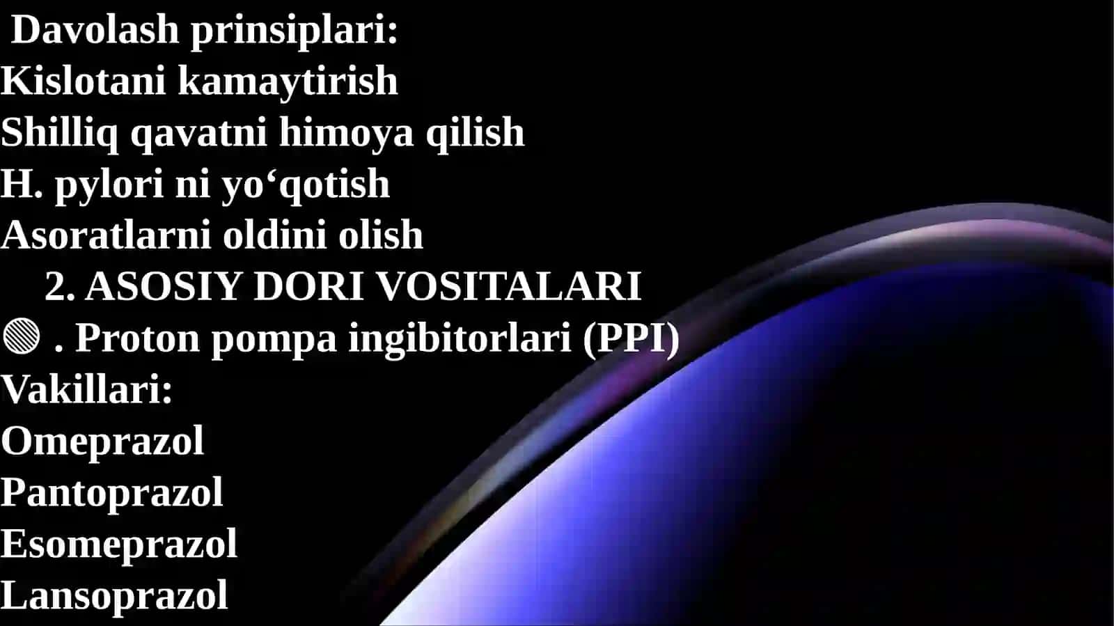 12 barmoqli ichak yarasini davolashda ishlatiladigan dori vositalarimustaqil ish 3