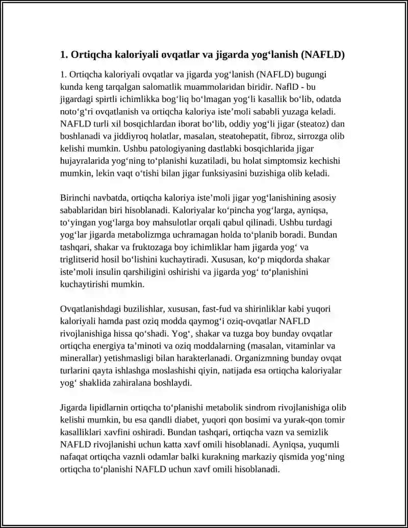 OVQATLANISHNING BUZULISHI-JIGAR PATALOGIYASINING SABABI 3