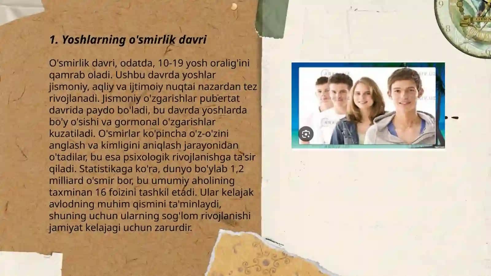 Yoshlik davrining psixologik xususiyati 3