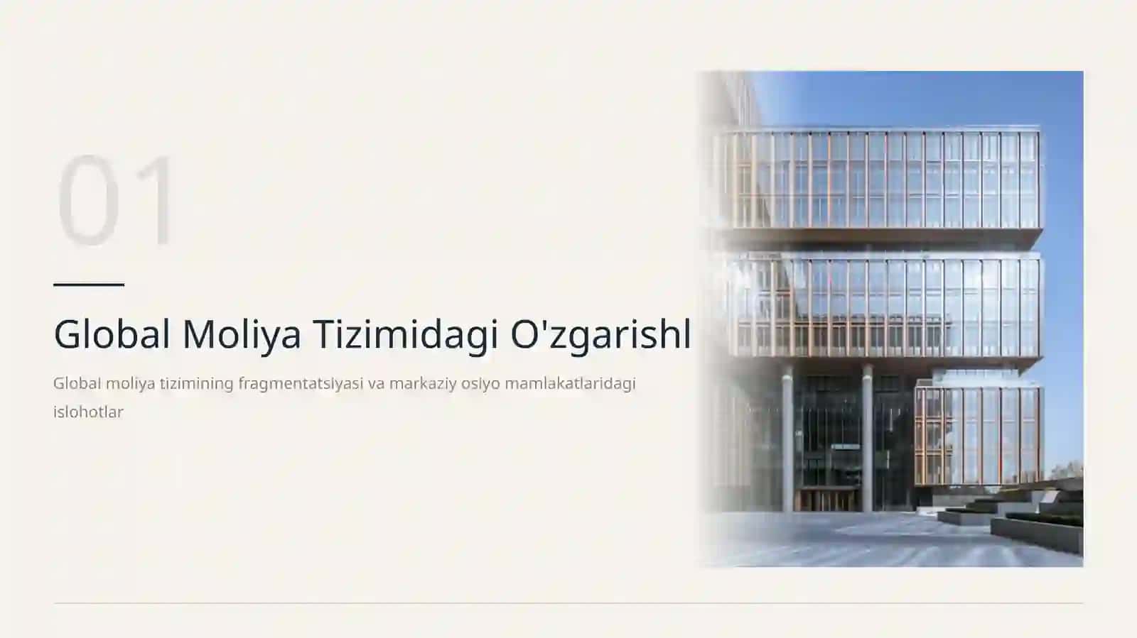 Bank va Moliya Tizimidagi Islohotlar 3
