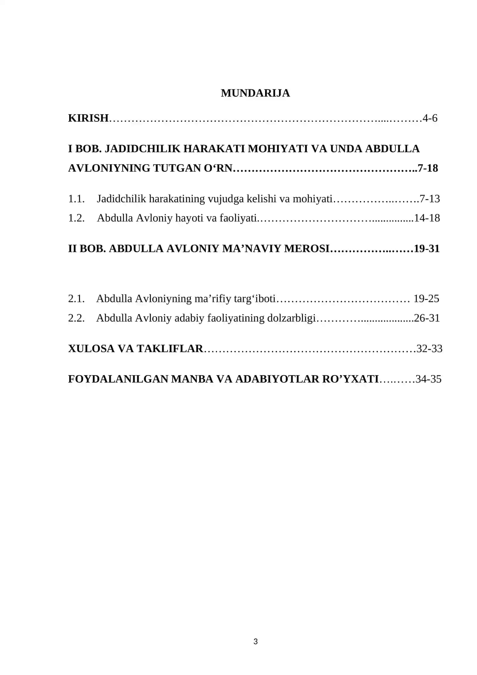 Abdulla Avloniyning Turkiston jadidchiligida tutgan oʻrni 3