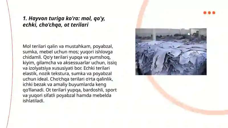 Charm xomashyolari tasnifi 3