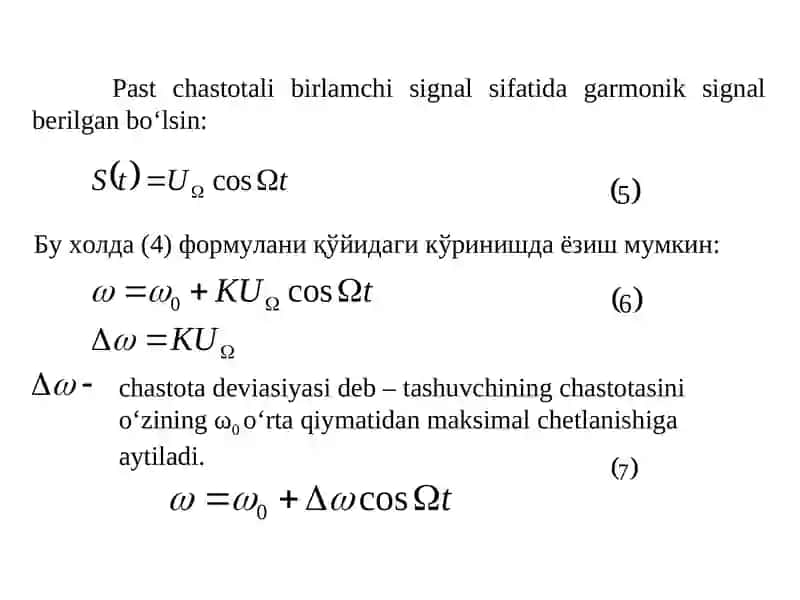 Chastota modulyasiyasi 3