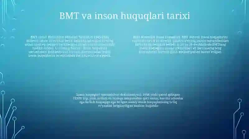 BMT Va Inson Huquqlari 3