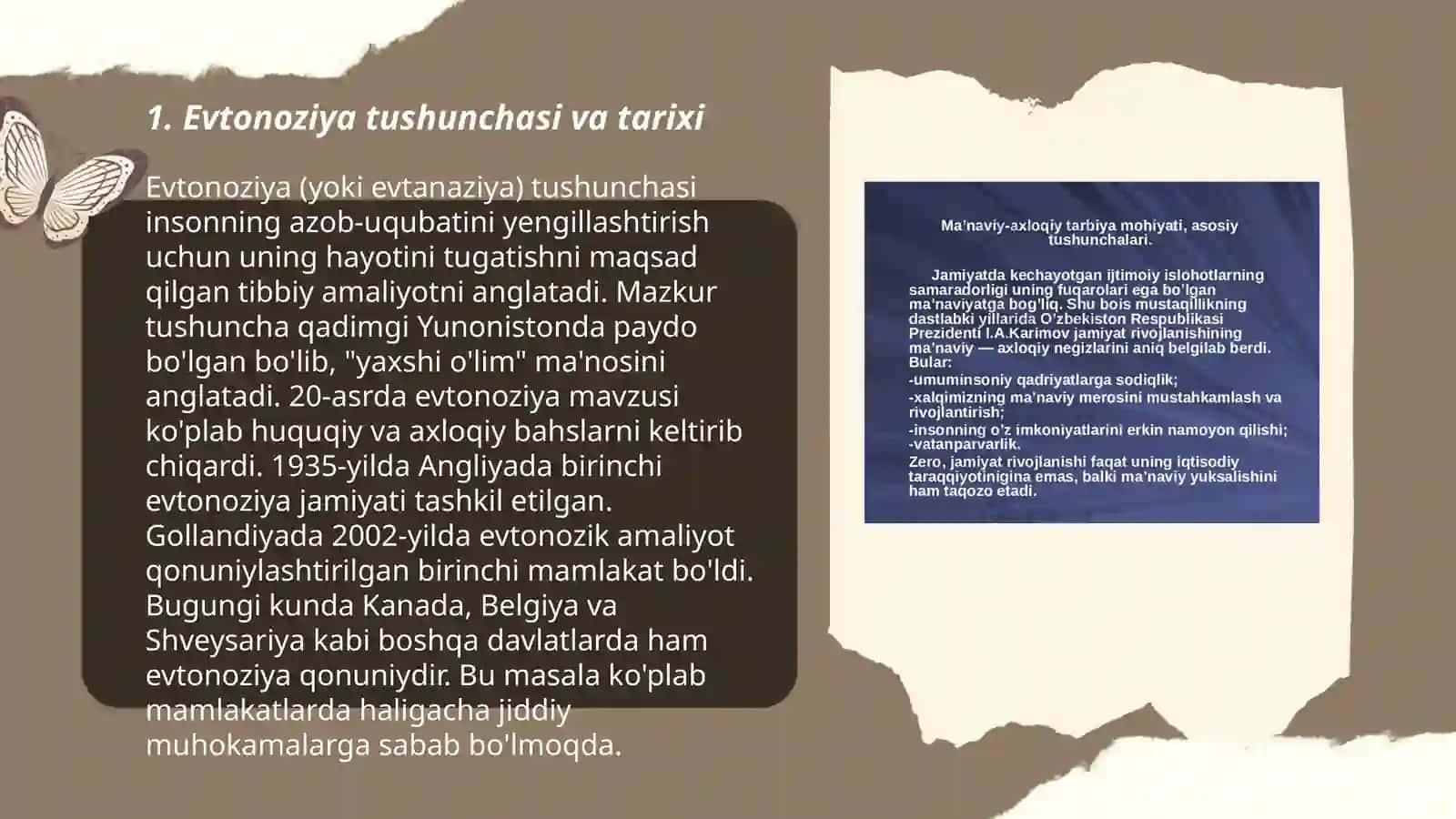 Evtonoziya muammolari 3