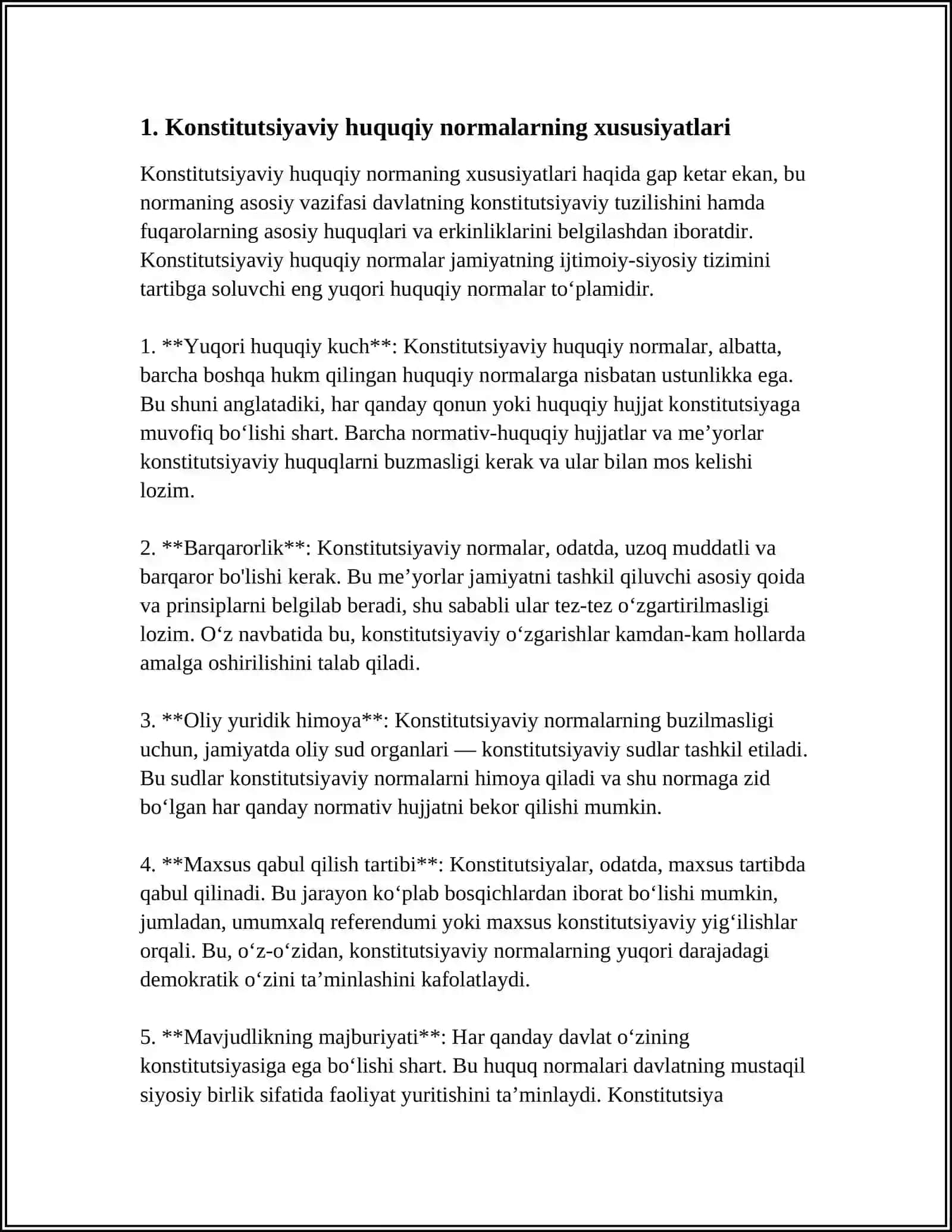 KONSTITUTSIYAVIY HUQUQIY NORMALAR 3