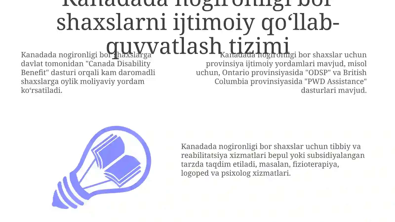 Kanadada nogironligi bor shaxslar bilan ijtimoiy ish 3