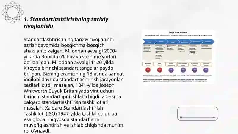 Standartlashtirishning rivojlanish bosqichlari 3