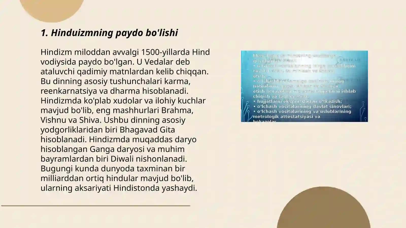 Hinduizm dinining vujudga kelishi va ta’limoti 3