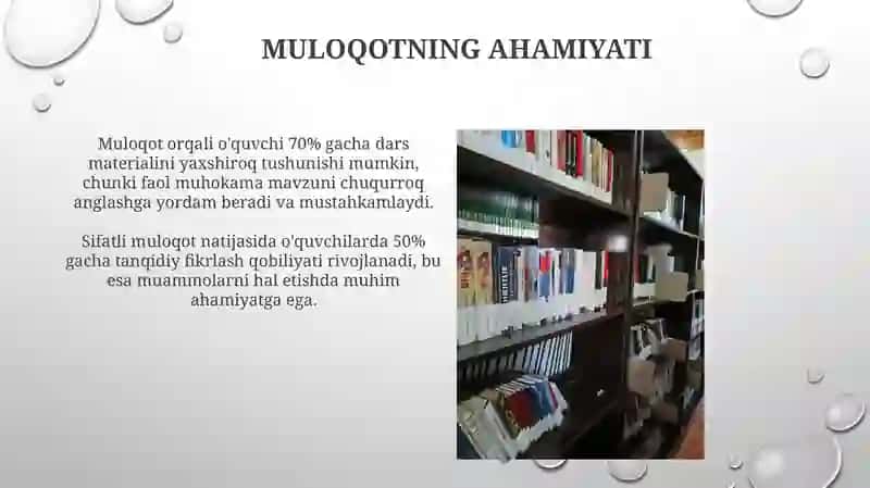 Muloqotning ahamiyati 3
