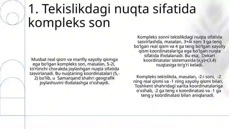 Kompleks sonning geometrik tasviri 3