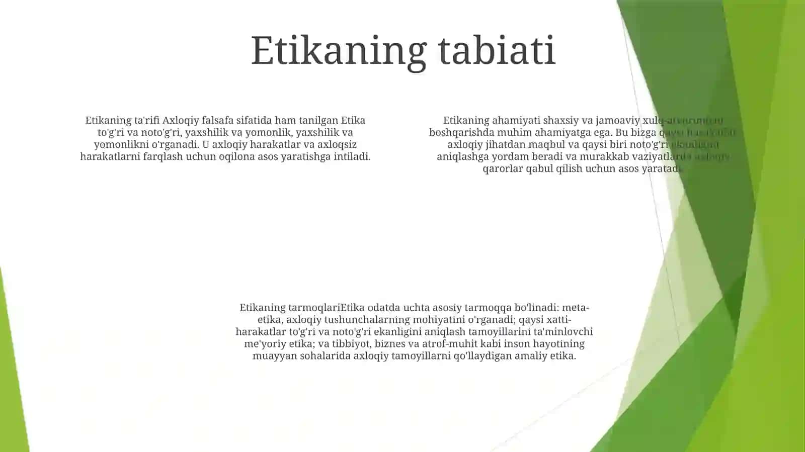 Etikaning Mazmun Va Mohiyati 3