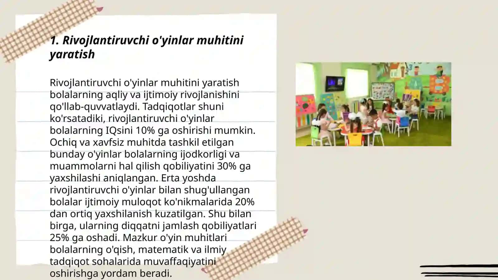 Maktabgacha ta'lim tashkilotida rivojlantiruvchi muhitni tashkil qilish 3