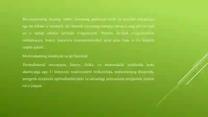 TERMODINAMIK MUVOZANAT KONSTANTASI 3