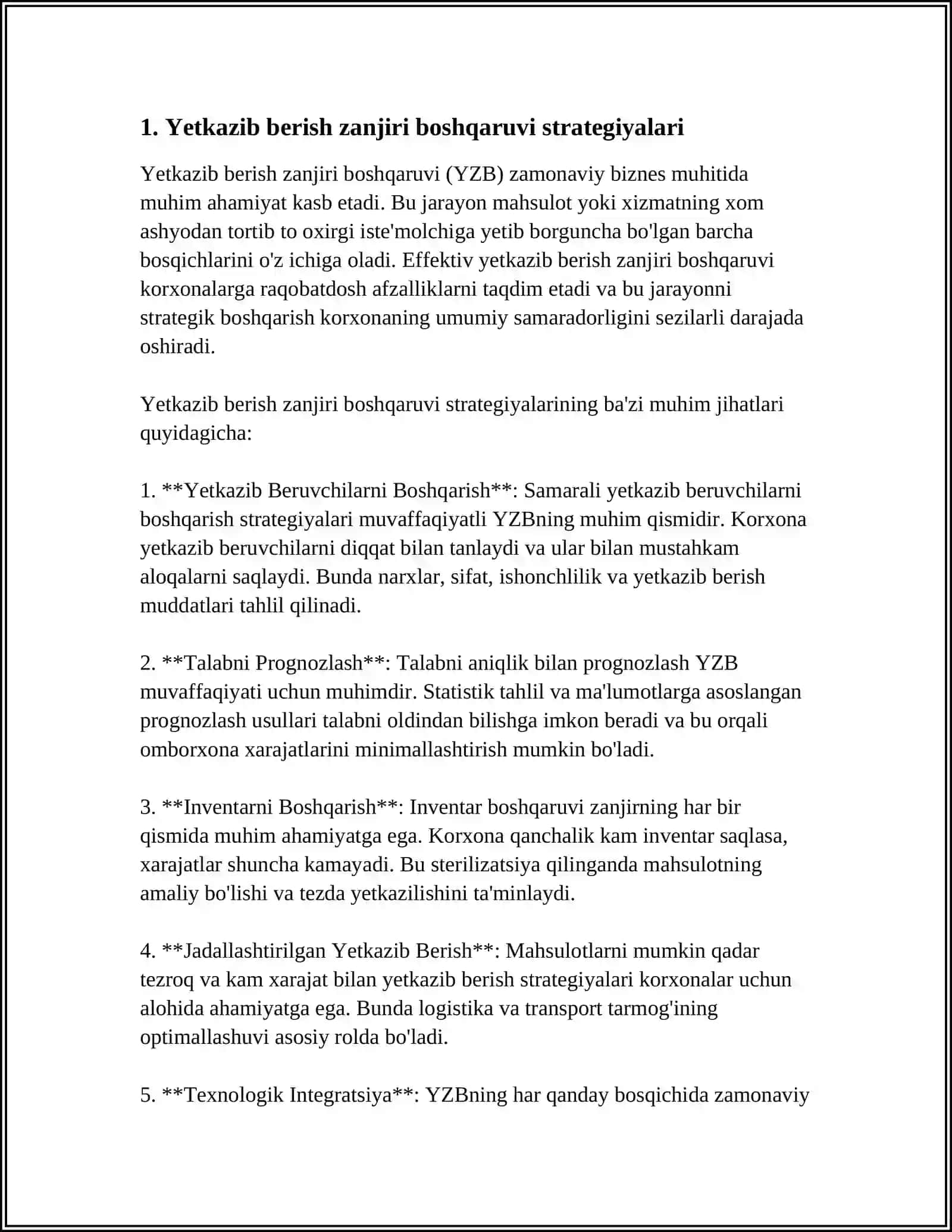 LOGISTIK STRATEGIYA TURLARI 3