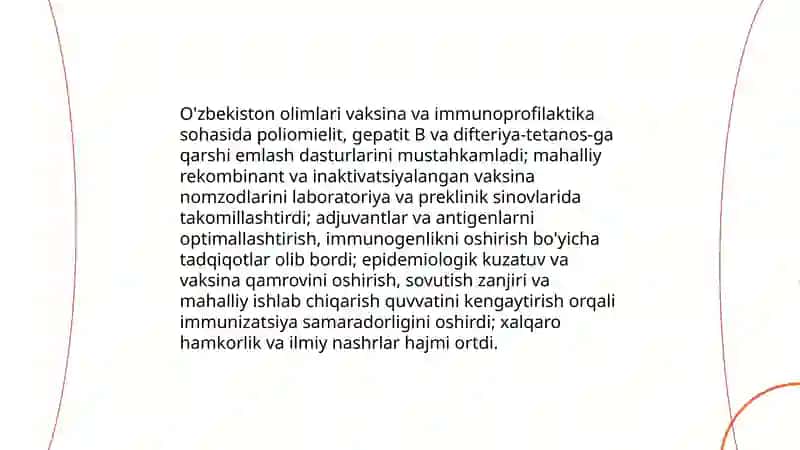 Ozbekiston olimlarning tibbiyotdagi yutuqlari 3