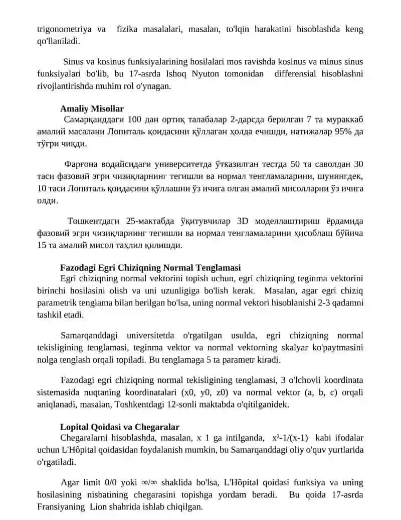 Binormal Vektori 3