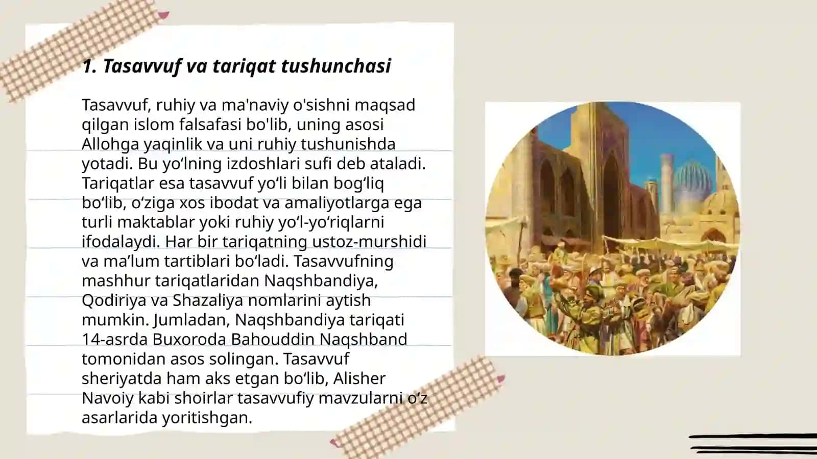 Tasavvuf va Tariqat Tushunchasi 3