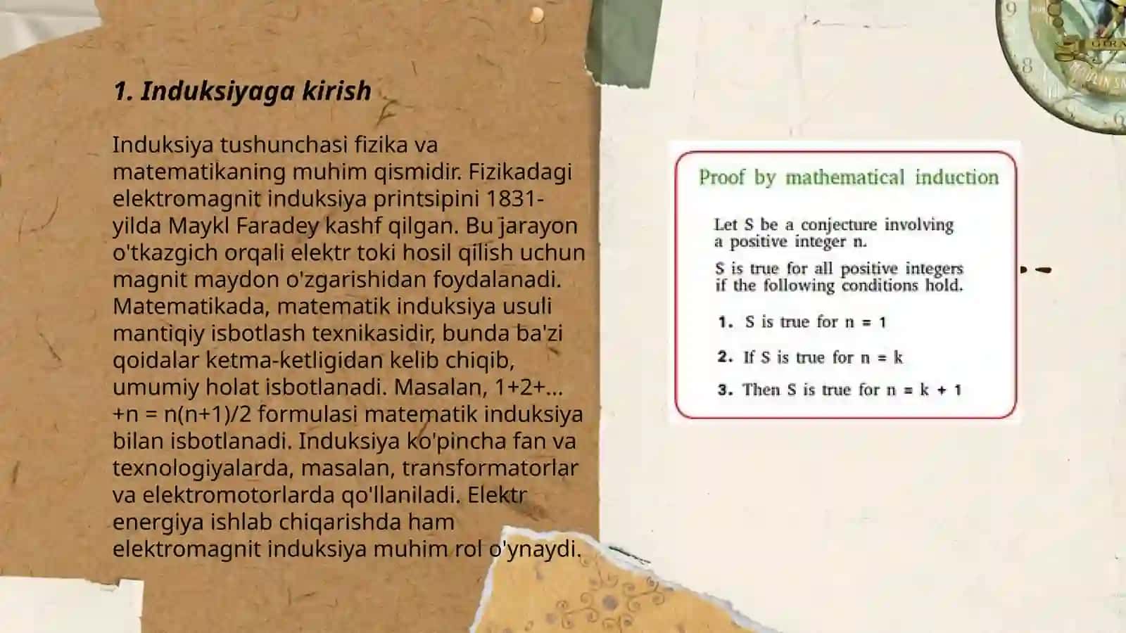 Matematik induksiya usuli 3