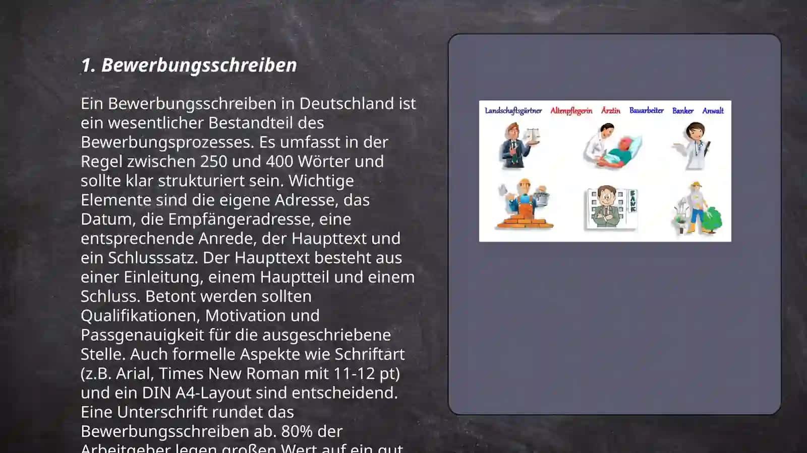 Bewerbungsschreiben in Deutschland 3