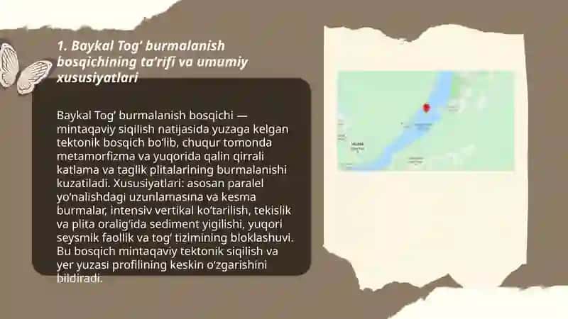Baykal Togʼ burmalanish bosqichi 3