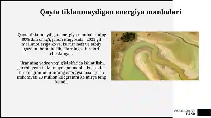 Qayta tiklanmaydigan energiya manbalari 3