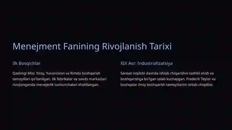 Menejment Fanining Asosiy Tamoyillari 3