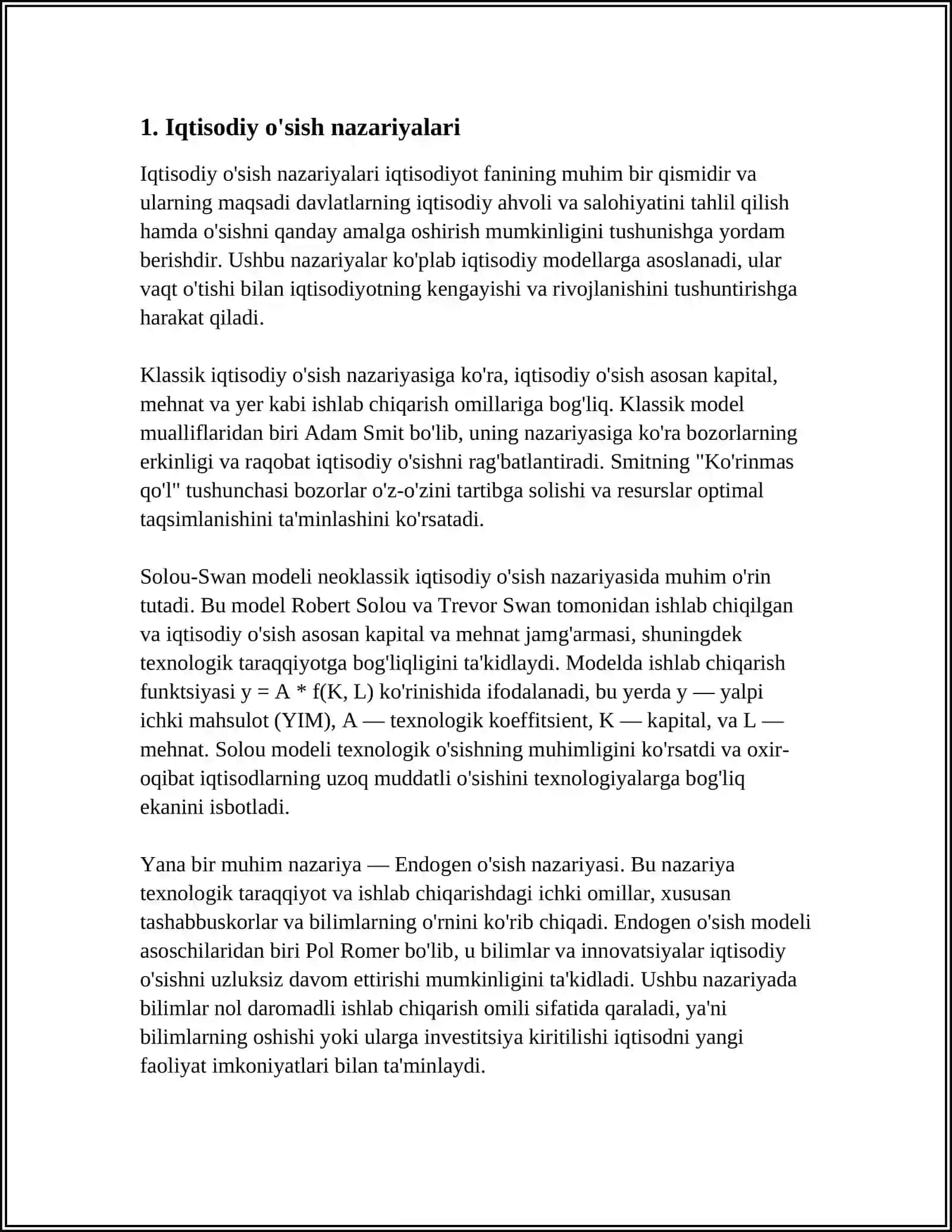 IQTISODIY O'SISH VA UNI DAVLAT TOMONIDAN TARTIBGA SOLISH 3